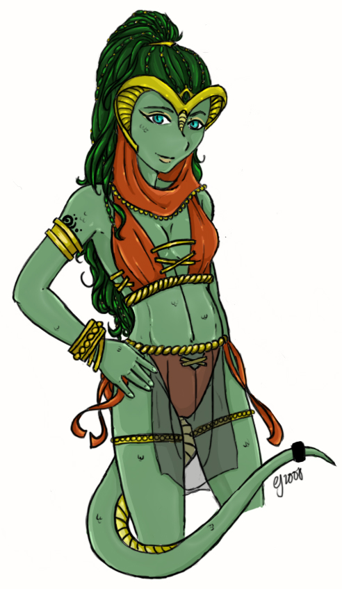 387: Snake Anthro Princess