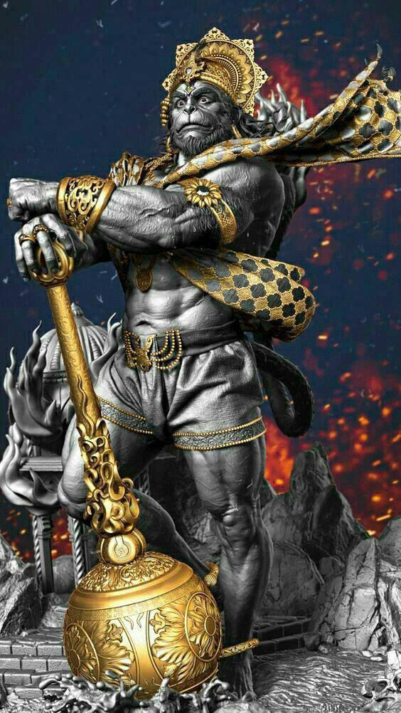 Hanuman by strangerboykamal on DeviantArt