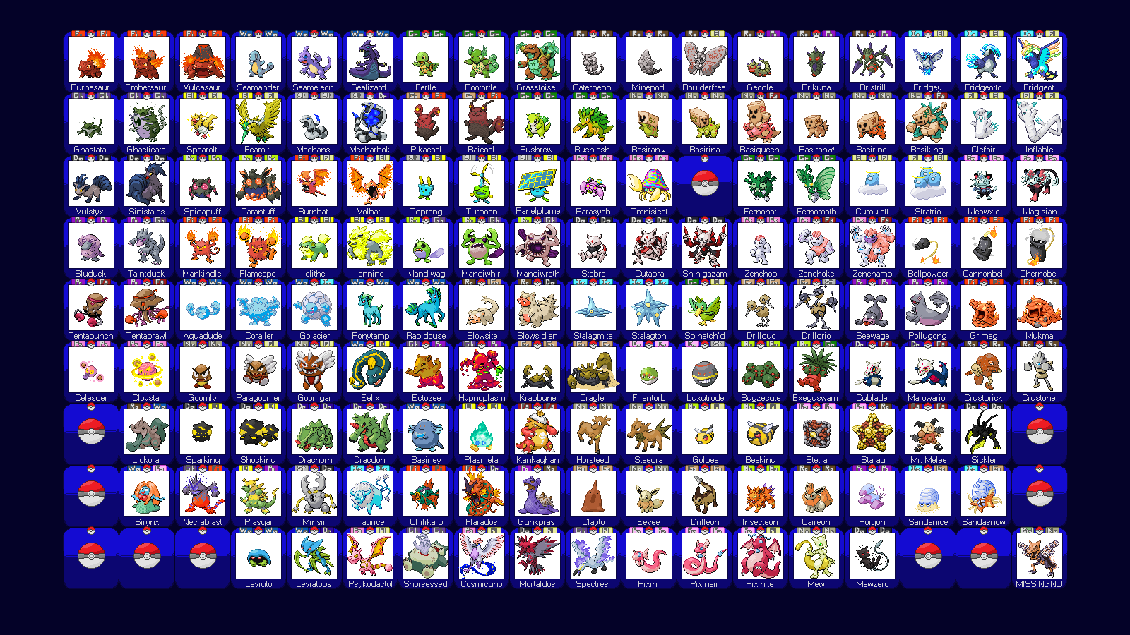 Johto Pokemon Type Changes! by Chairry-Art on DeviantArt