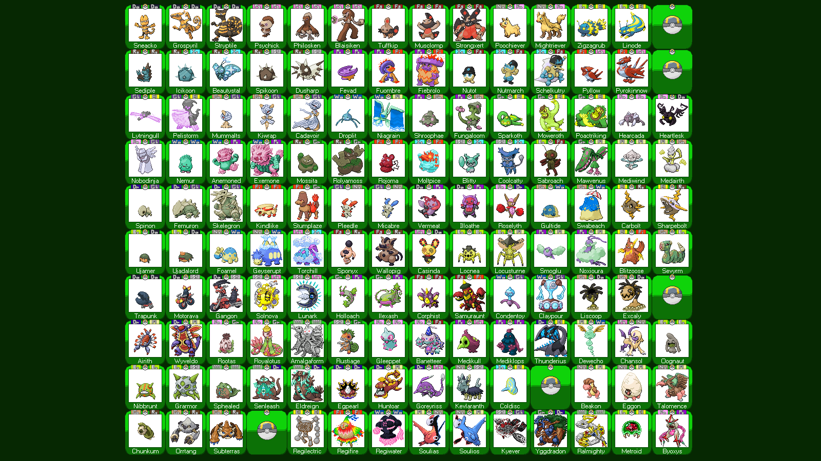 Complete Hoenn Pokedex by xvinchox12 on DeviantArt