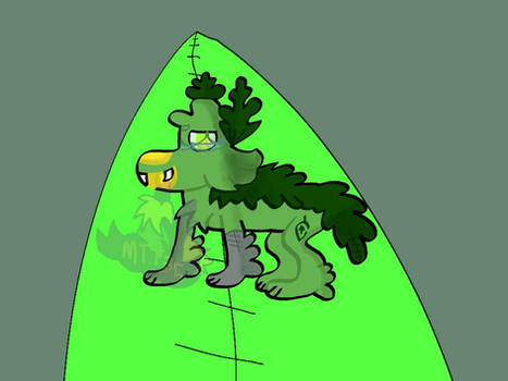 Leafboratory the Leaf dog (Realmquest Fan OC)