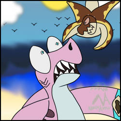 You Better Split, Leo (ArtTrade with OrcaWhatever)