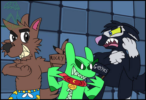(Art Fight 2025) Zip's Werewolf Battle Bet