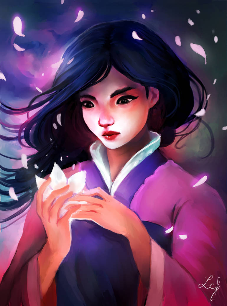 Mulan And Her Lotus Flower By Ludmila Cera Foce On DeviantArt mulan-and-her-lotus-flower-by-ludmila-cera-foce-on-deviantart