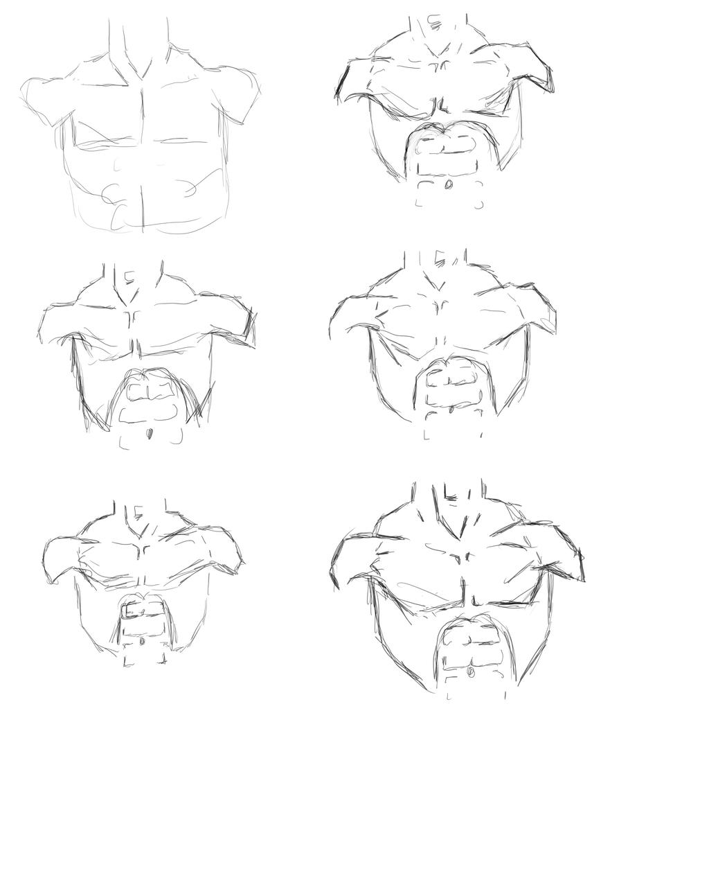 Chest Sketch by curtisSMASH on DeviantArt