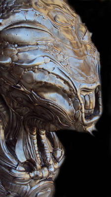 Alien head close 02
