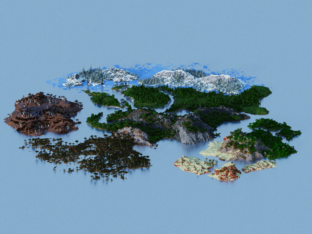 Multibiome Map Multibiome Map by firehartxsonja on DeviantArt