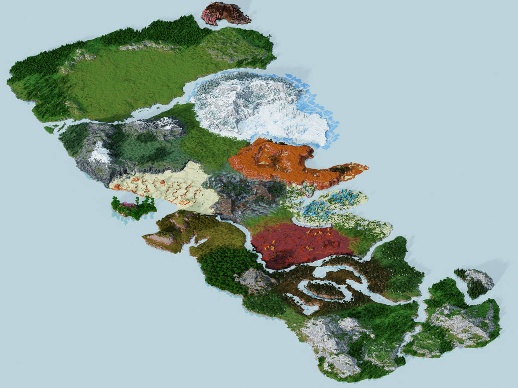 Multibiome Map Multibiome Map by firehartxsonja on DeviantArt