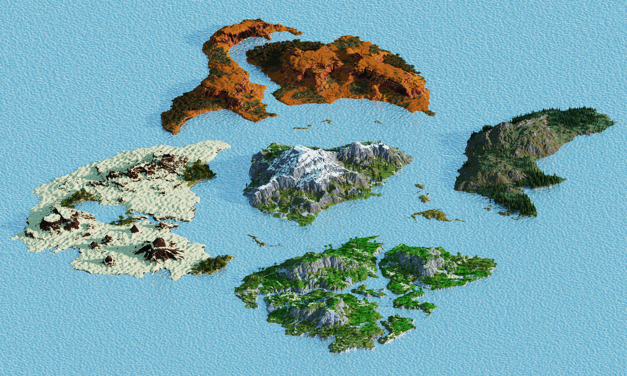 Multibiome Map Multibiome Map by firehartxsonja on DeviantArt