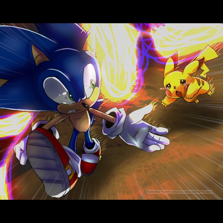 Sonic And Pikachu Super Smash Bros Ultimate By Xalisha