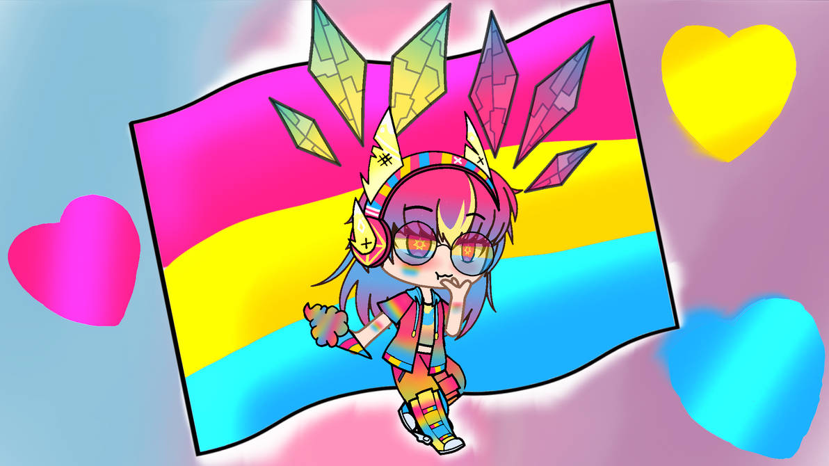 Pan Flag Infinity Pan flag theme character by magicgacha25 on DeviantArt