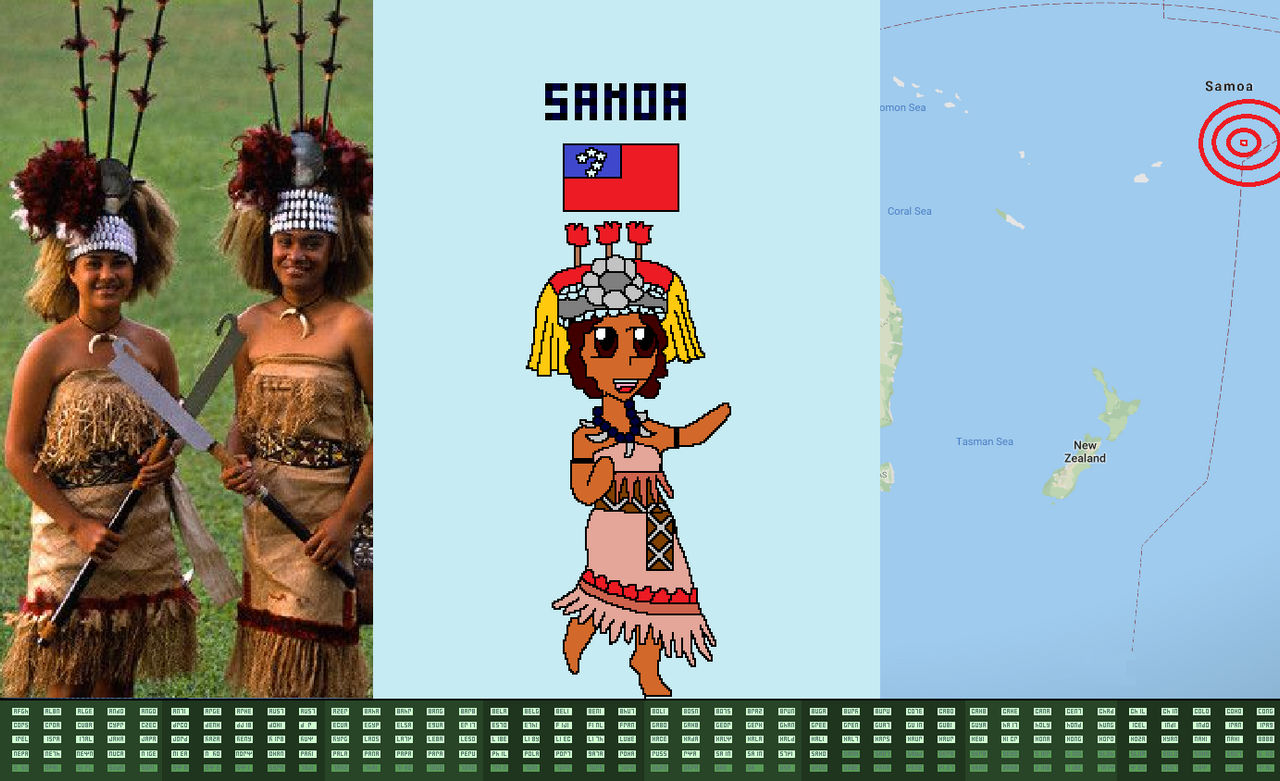 Samoa Characters Samoa by sollamagga12 on DeviantArt