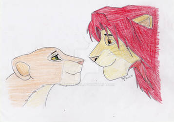 Simba and Nala by House-Girl