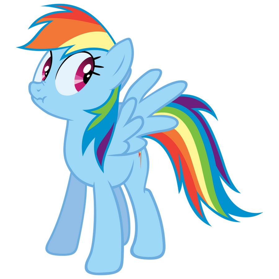 Lying Rainbow Dash