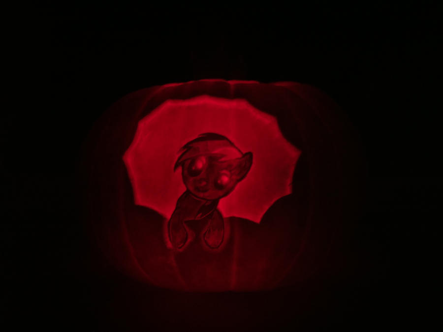 Rainbow Dash Mini Pumpkin