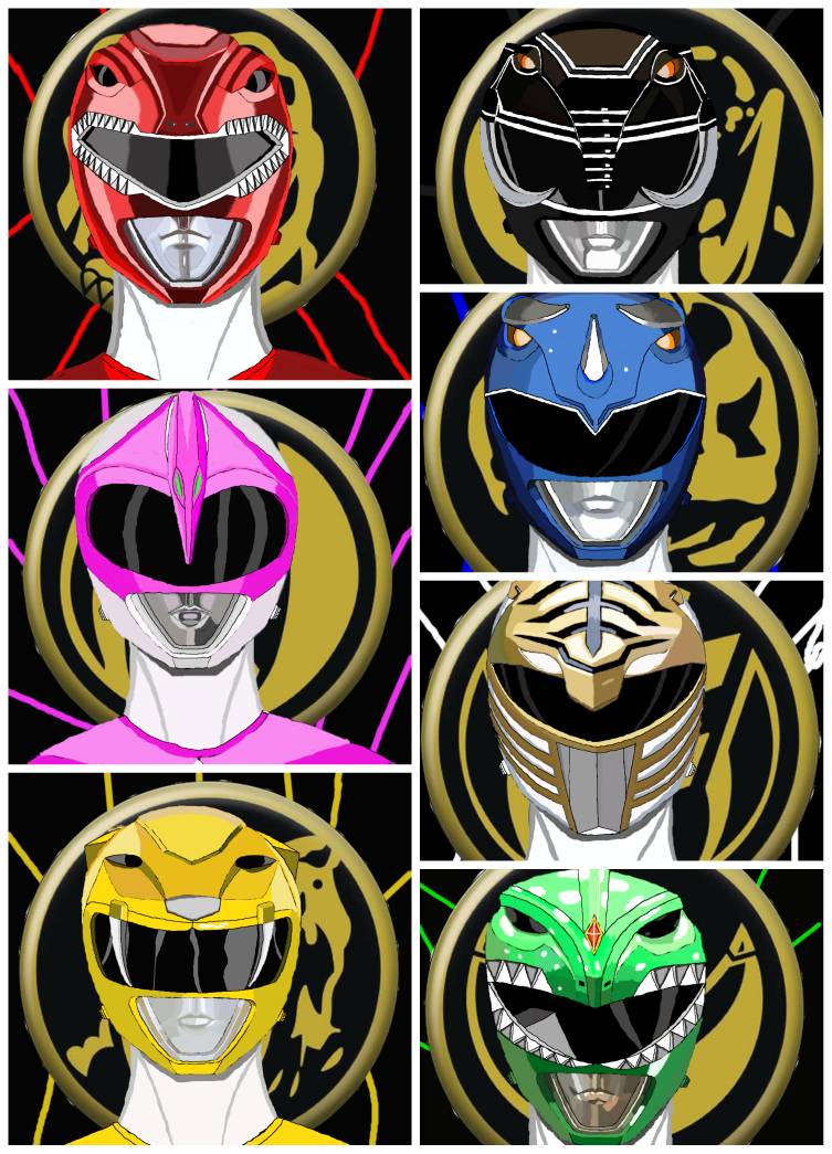 Mewing Power Rangers Mighty Morphin Power Rangers Digital Drawings by rpouncy14 on DeviantArt