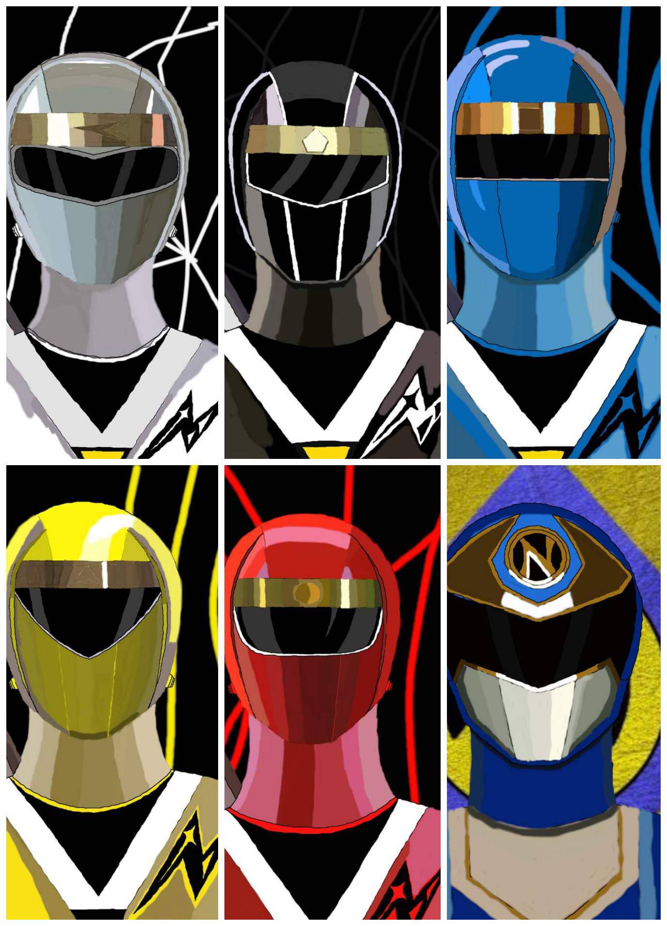 Alien Rangers Deviantart Mighty Morphin Alien Rangers Digital Drawings by rpouncy14 on DeviantArt