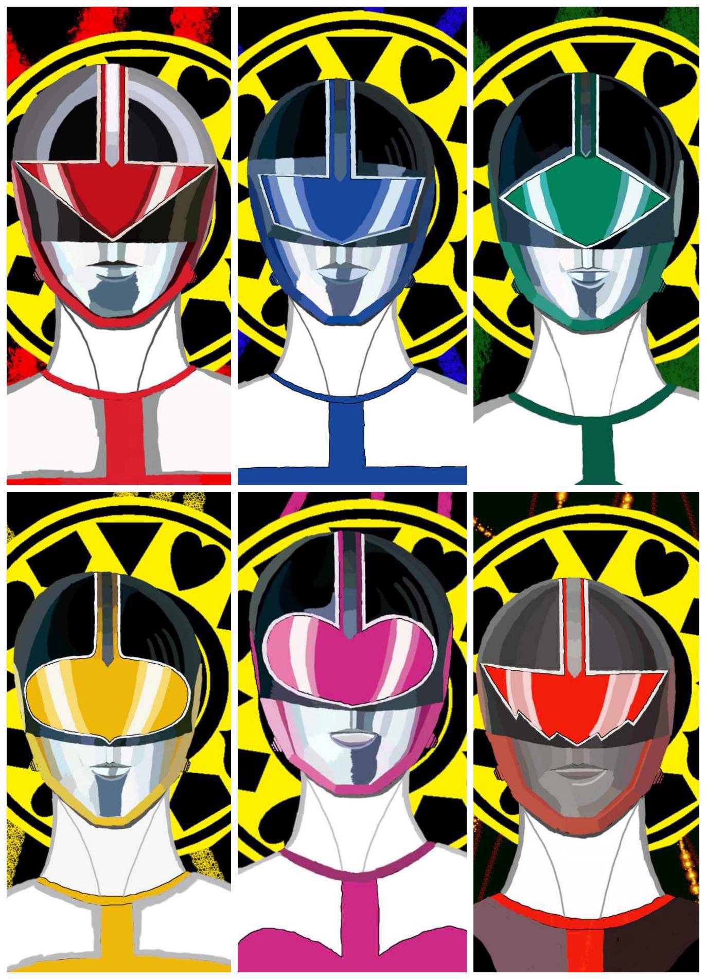 Power Rangers Time Force Digital Drawing Poster by rpouncy14 on DeviantArt