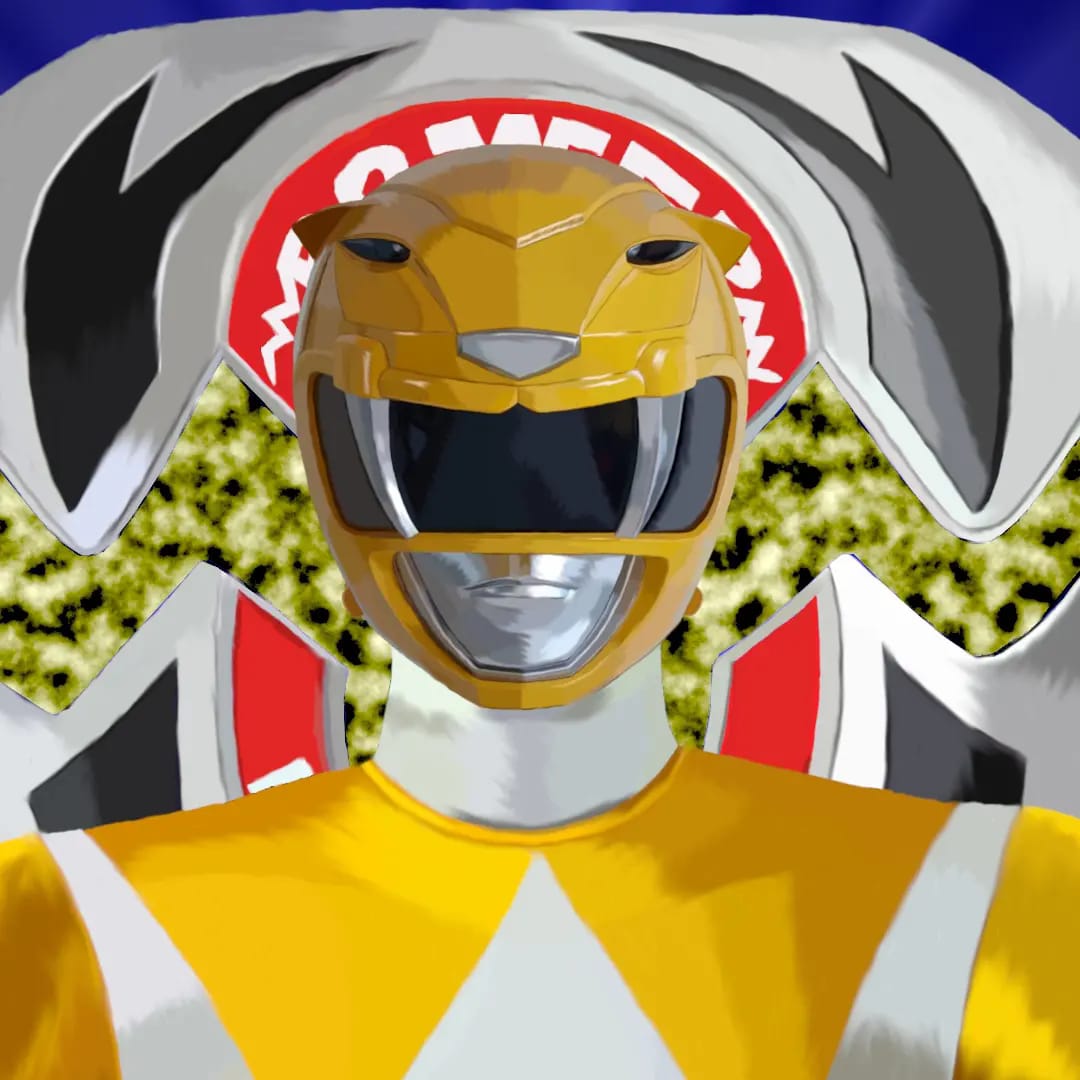 Mighty Morphin Yellow Ranger Digital Drawing by rpouncy14 on DeviantArt