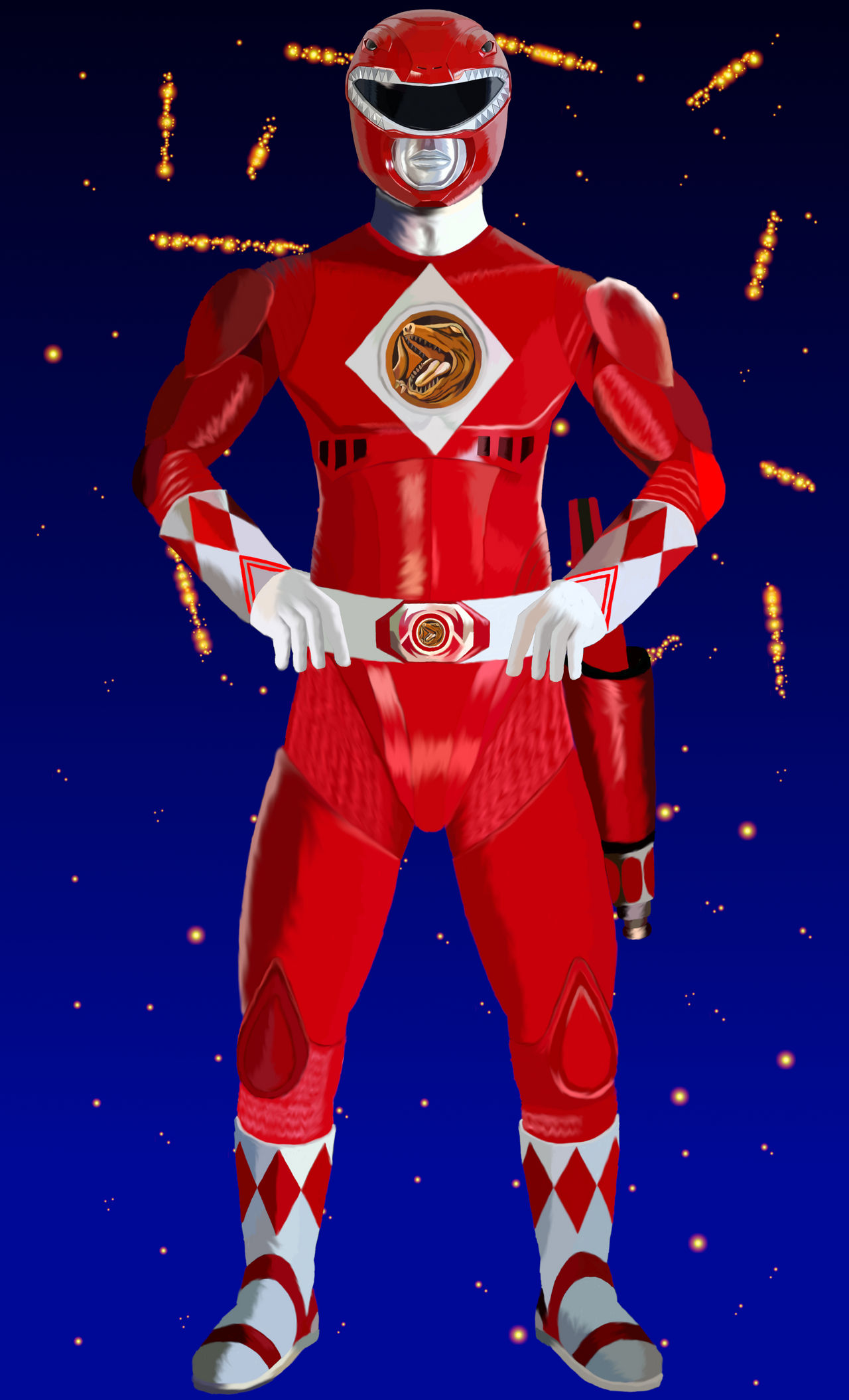 Red Ranger Full Bodies MMPR The Movie Digital(Gala by rpouncy14 on ...
