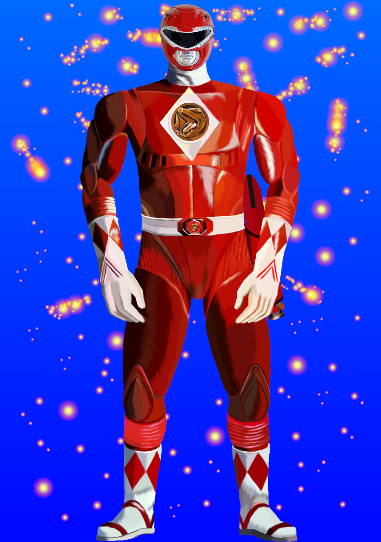 Red Ranger Full Bodies MMPR The Movie Digital(Gala by rpouncy14 on ...
