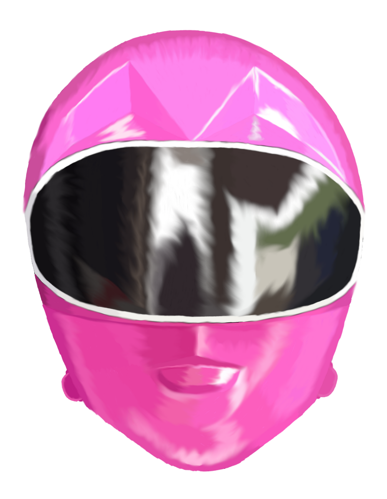 Pink Zeo Ranger Helmet Digital by rpouncy14 on DeviantArt