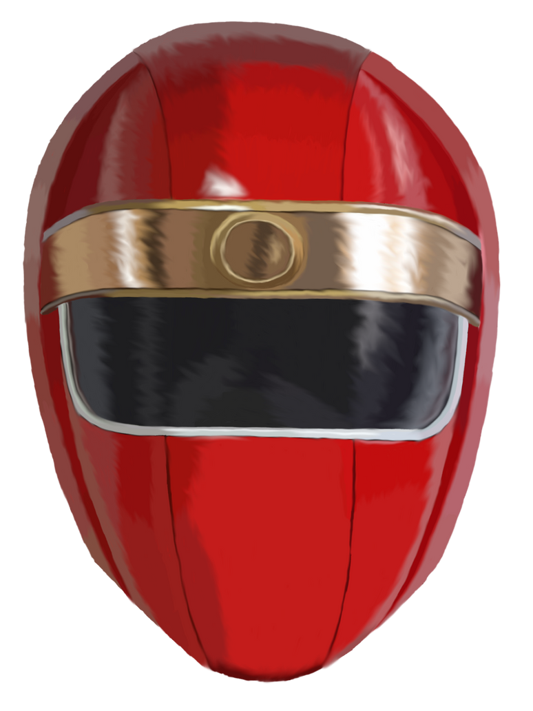 Red Alien Ranger Helmet Digital by rpouncy14 on DeviantArt