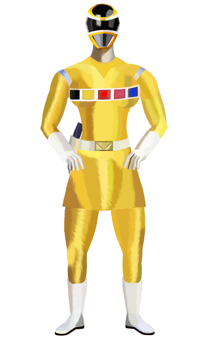 Yellow Space Ranger by rpouncy14 on DeviantArt