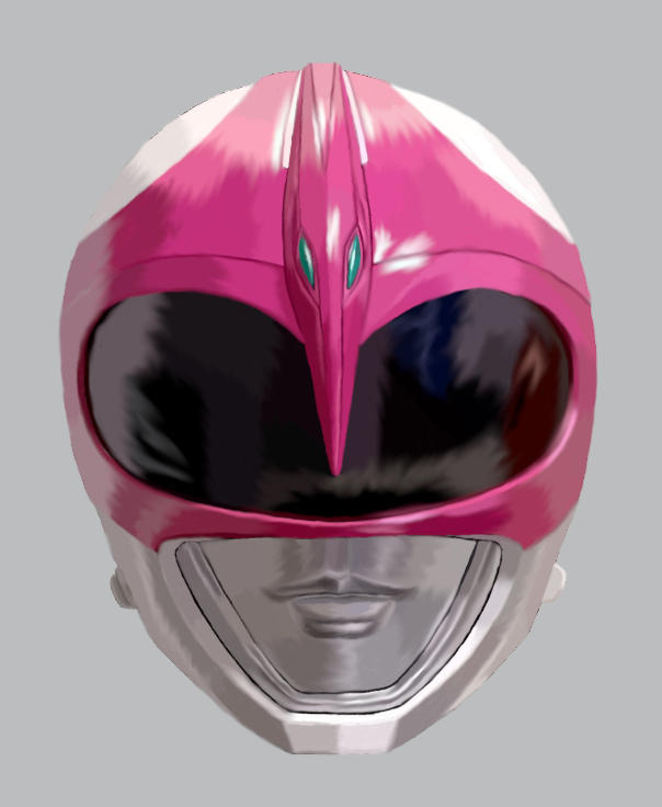 Pink Ranger Helmet Digital 2 by rpouncy14 on DeviantArt