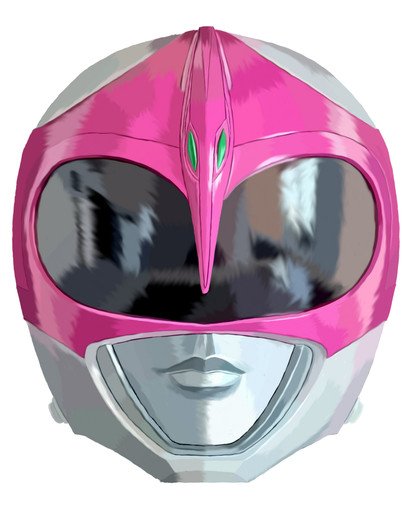 Pink Ranger Helmet Profile Pink Ranger Helmet Digital 3 by rpouncy14 on DeviantArt