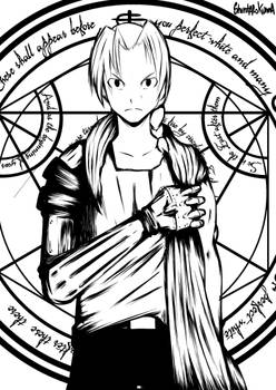 edward elric lineart