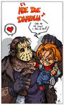 Chucky vs Jason by Boredman