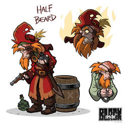 BS Concept Art - Half Beard