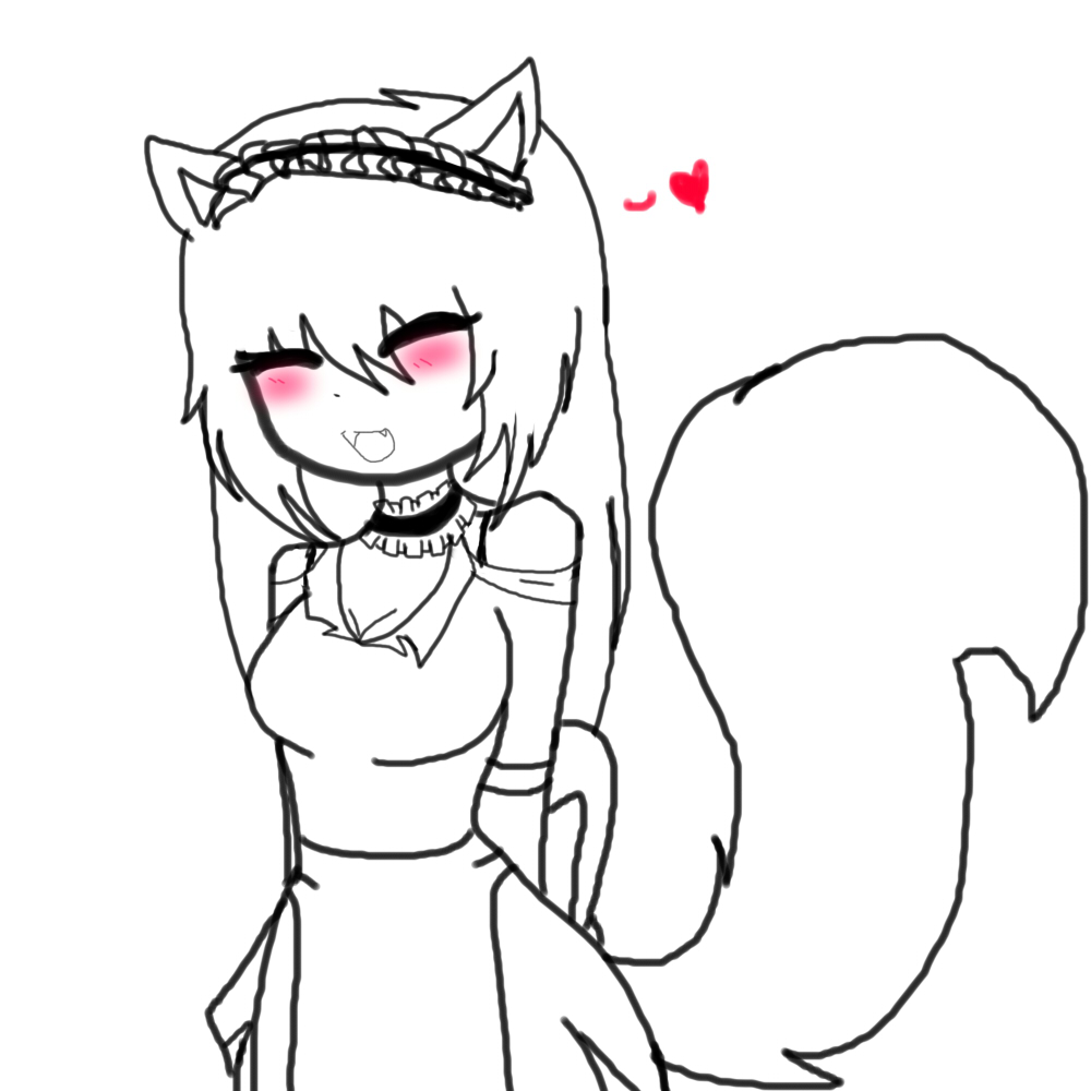 little kitsune maid