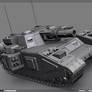 Warhammer 40k tank lowpoly