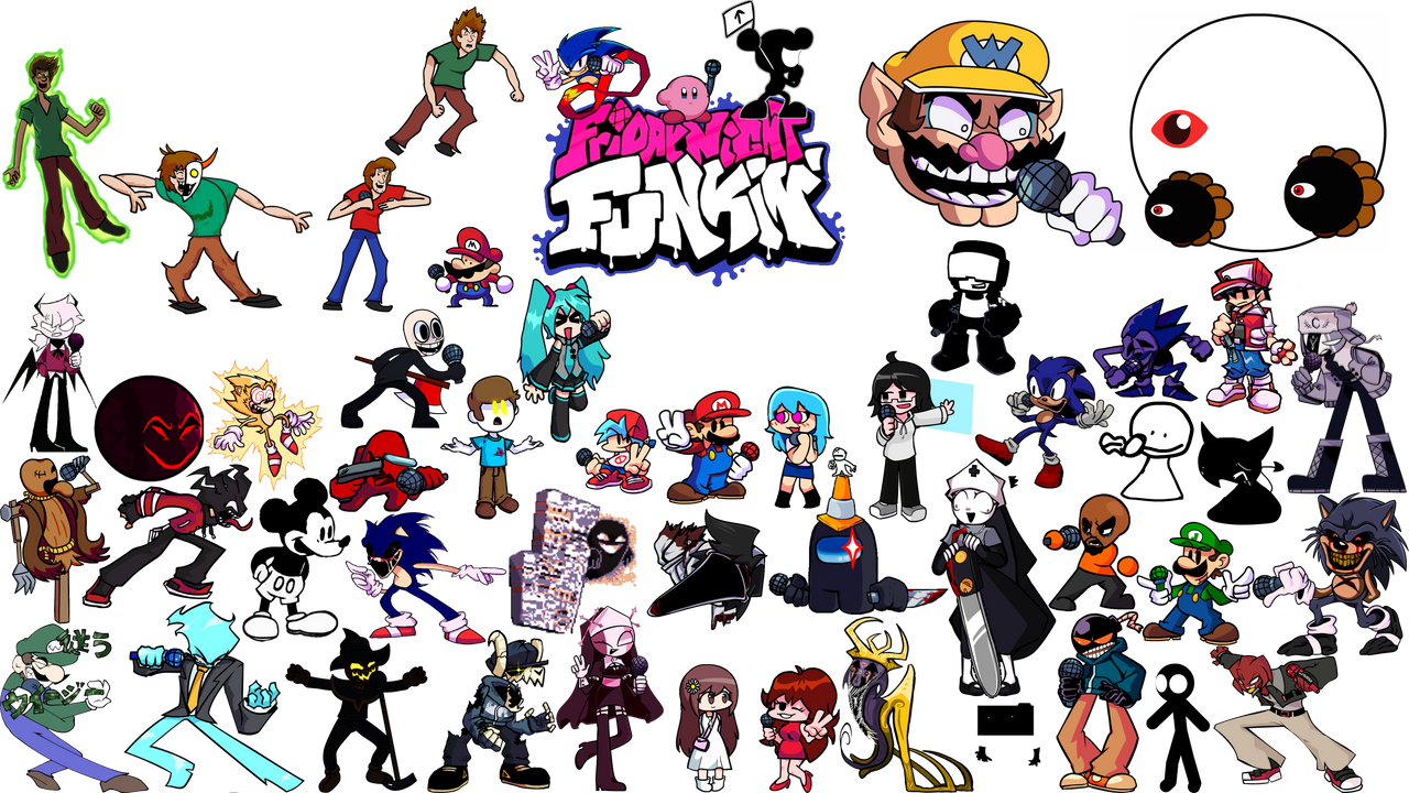 Friday Night Funkin': My Favourites Characters by MasterKirby1982