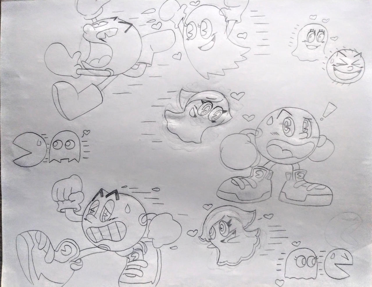 Pac Ink Deviantart Pinky and the Pac-Man by Arttoon1 on DeviantArt