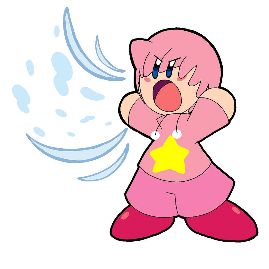 Kirby Gijikna Inhaling by Arttoon1 on DeviantArt