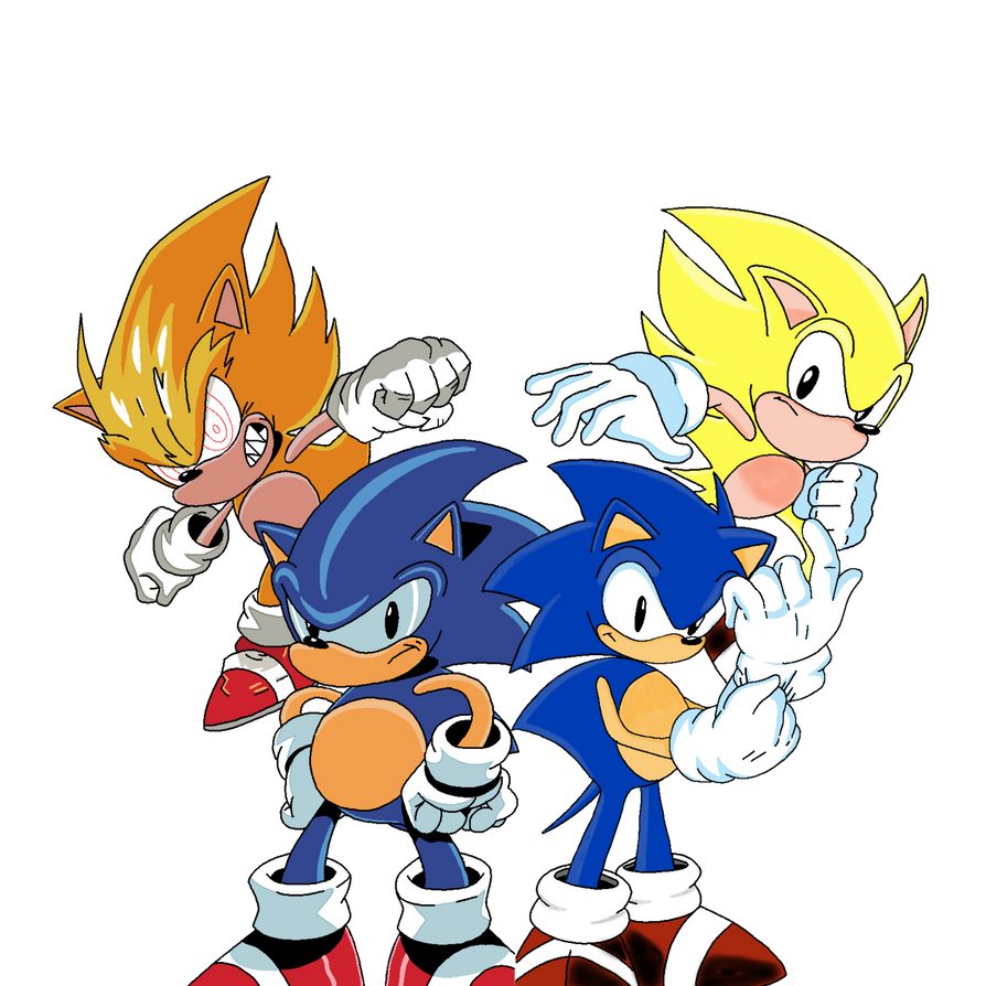 Archie Sonic vs Fleetway Sonic Digital