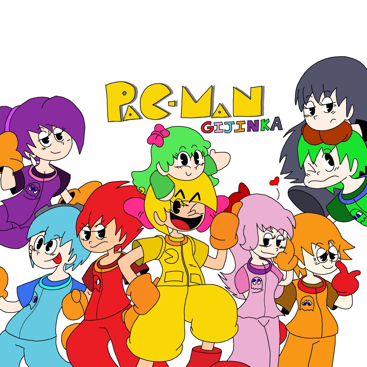 Pac-man Gijikna Digital by Arttoon1 on DeviantArt