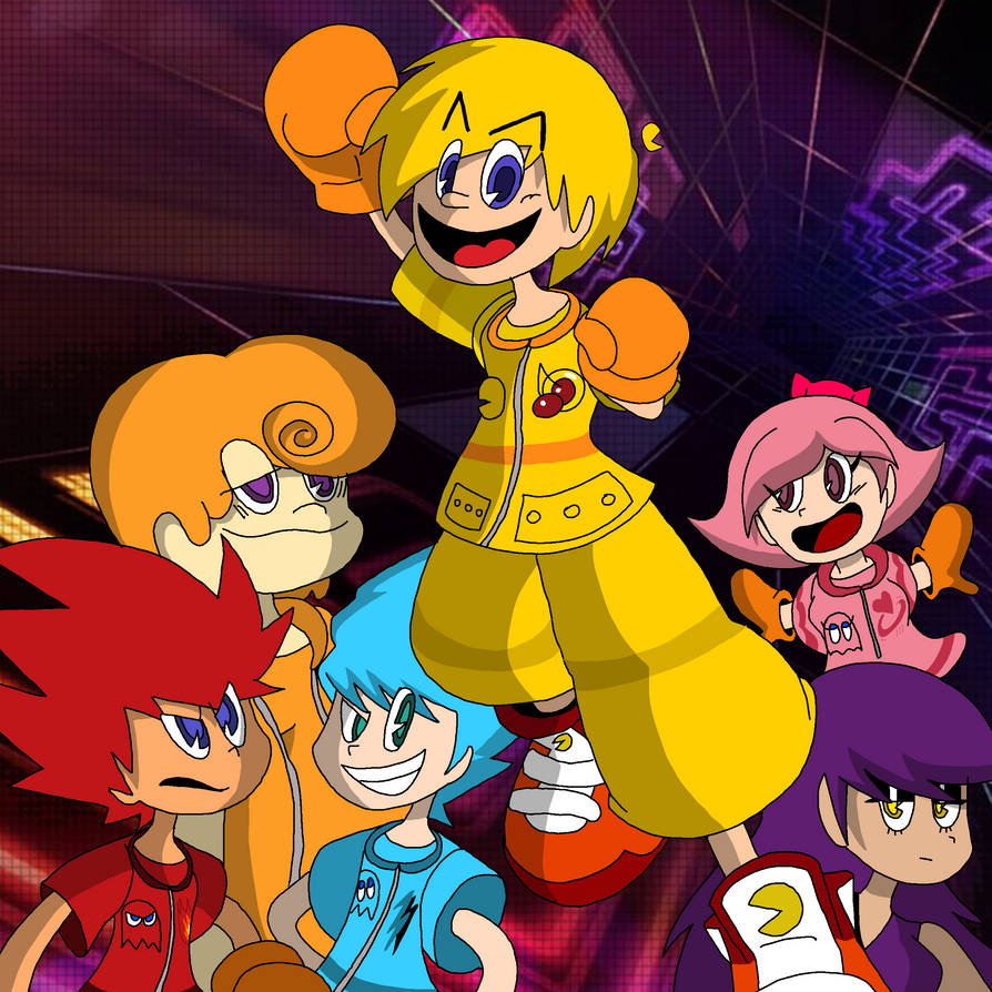 Pacman Tim Pacman party and Pals Gijinka by Arttoon1 on DeviantArt