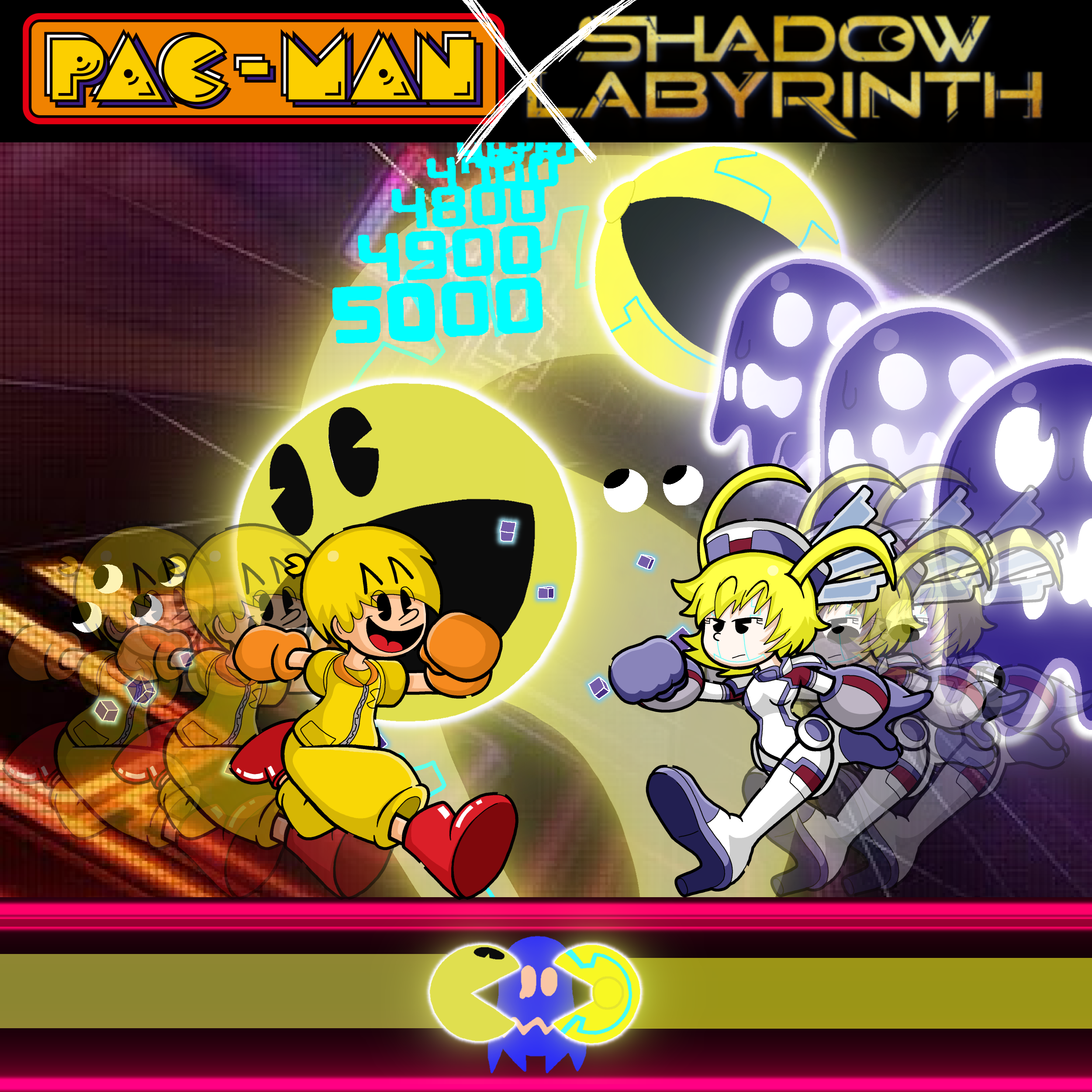 Gijinka Pac-Man and Puck/Thebe 2 by Arttoon1 on DeviantArt