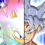 Hyper Sonic Vs MUI Goku