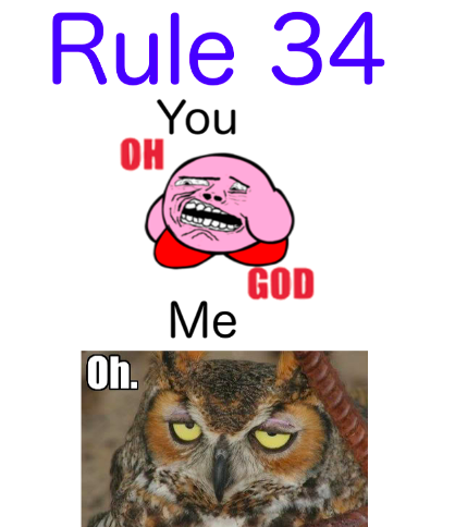 Rule 34 recation