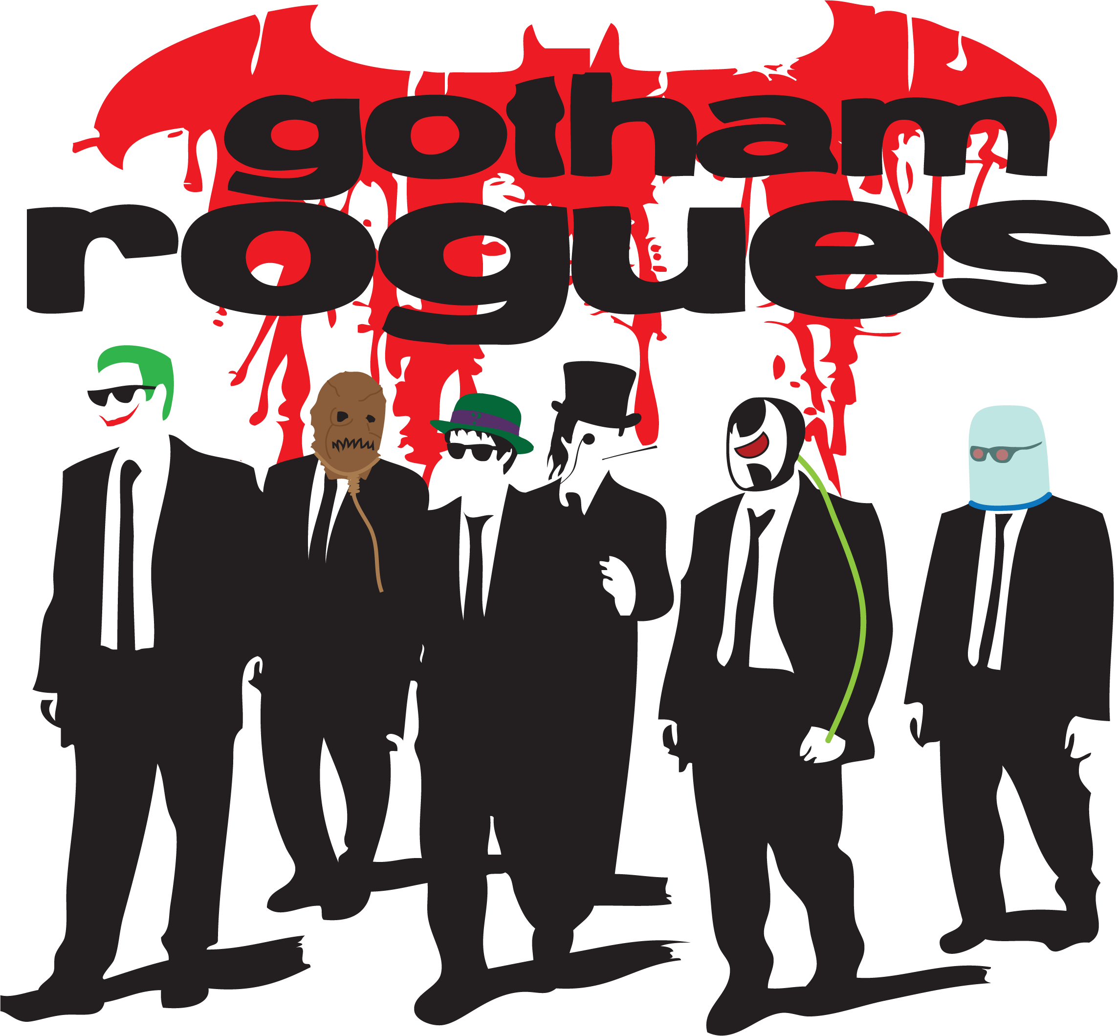 Gotham's Reservoir Rogues v2 (w/ Red Bubble Link!)