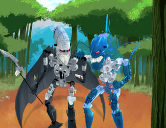 Bionicle - Vezok and Vezon