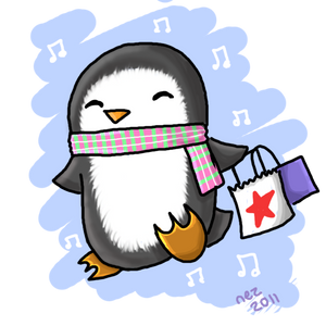 Shopping Penguin