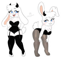 Margaret as a bunny