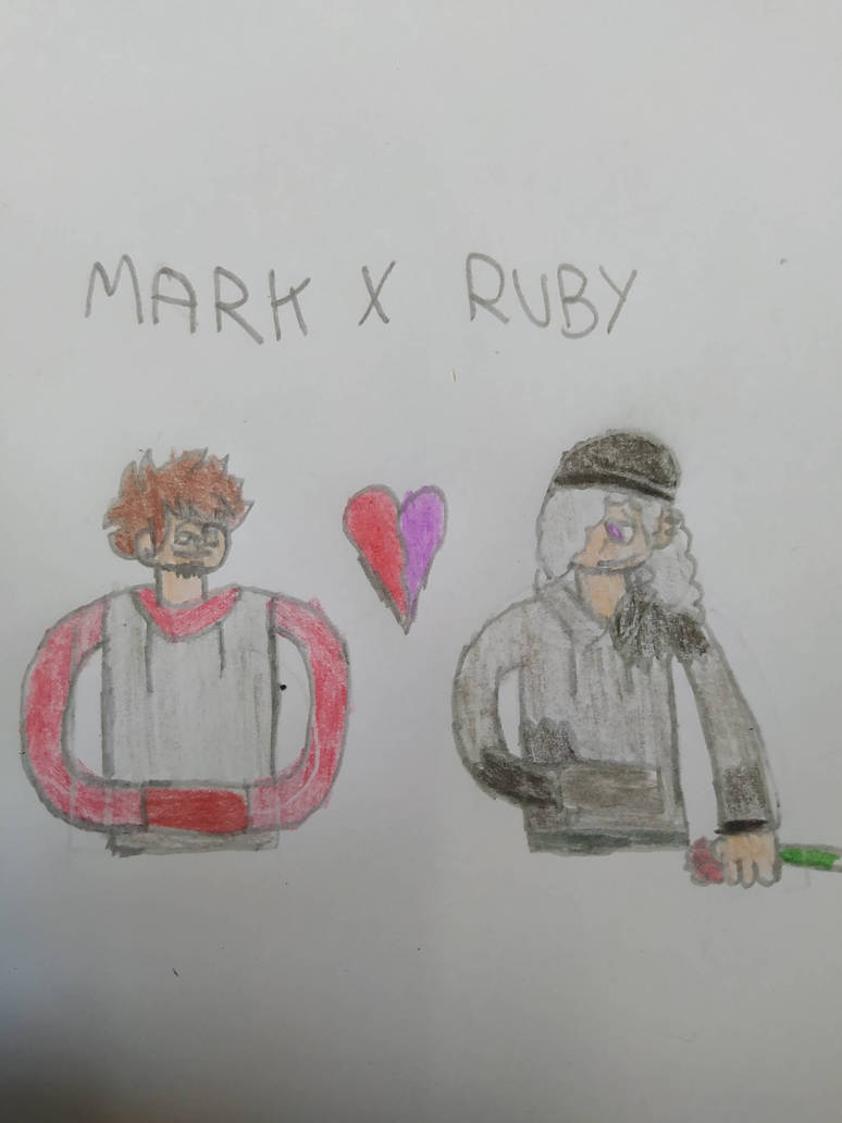 Mark x Ruby drawing by johnson283 on DeviantArt
