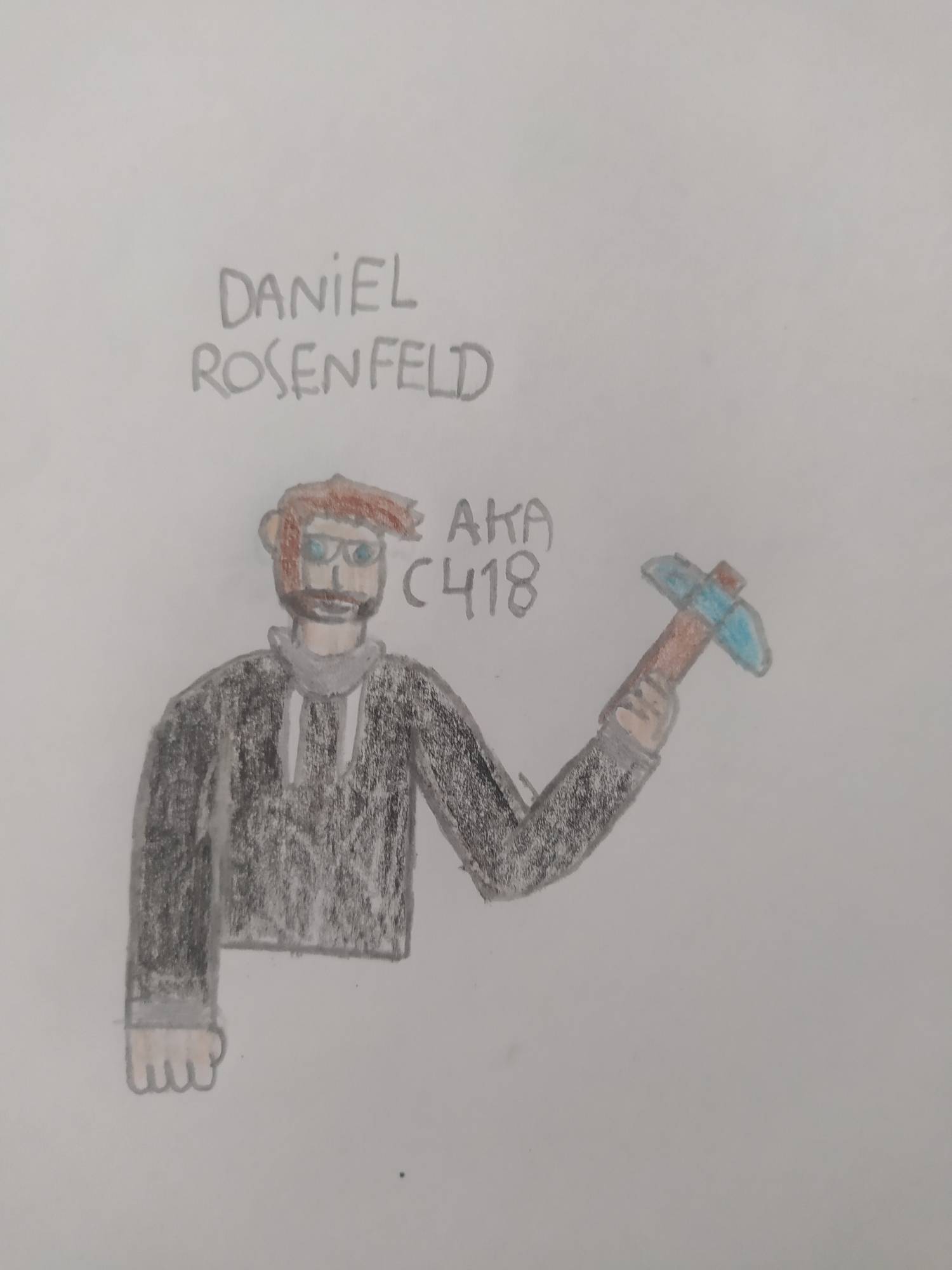Drawing of c418, the original Minecraft composer by johnson283 on ...
